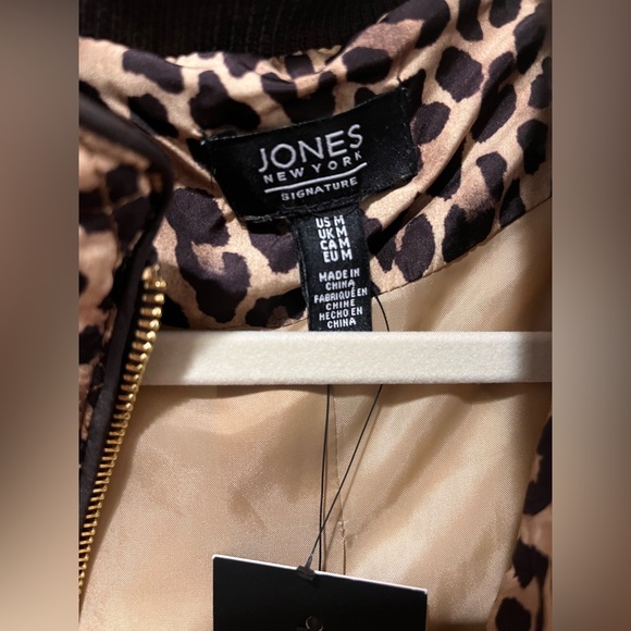 🐆NWT Jones New York Leopard Print Vest - Picture 6 of 7